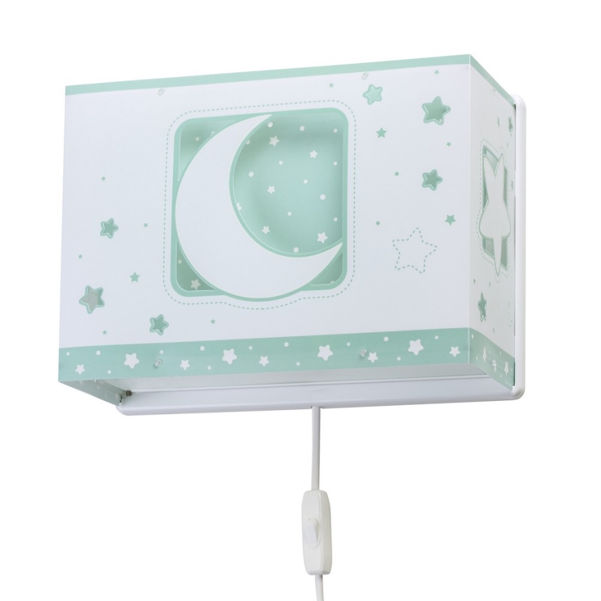 Dalber D-63238H - Lasten seinävalaisin MOONLIGHT 1xE27/60W/230V
