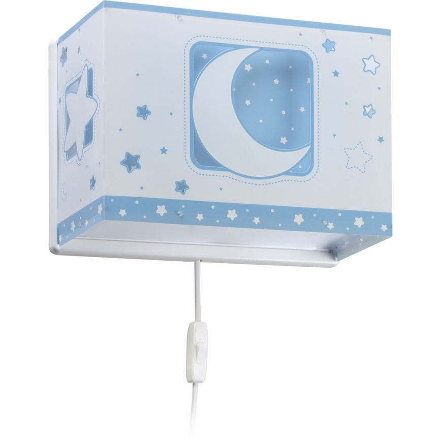 Dalber D-63238T - Lasten seinävalaisin MOONLIGHT 1xE27/60W/230V