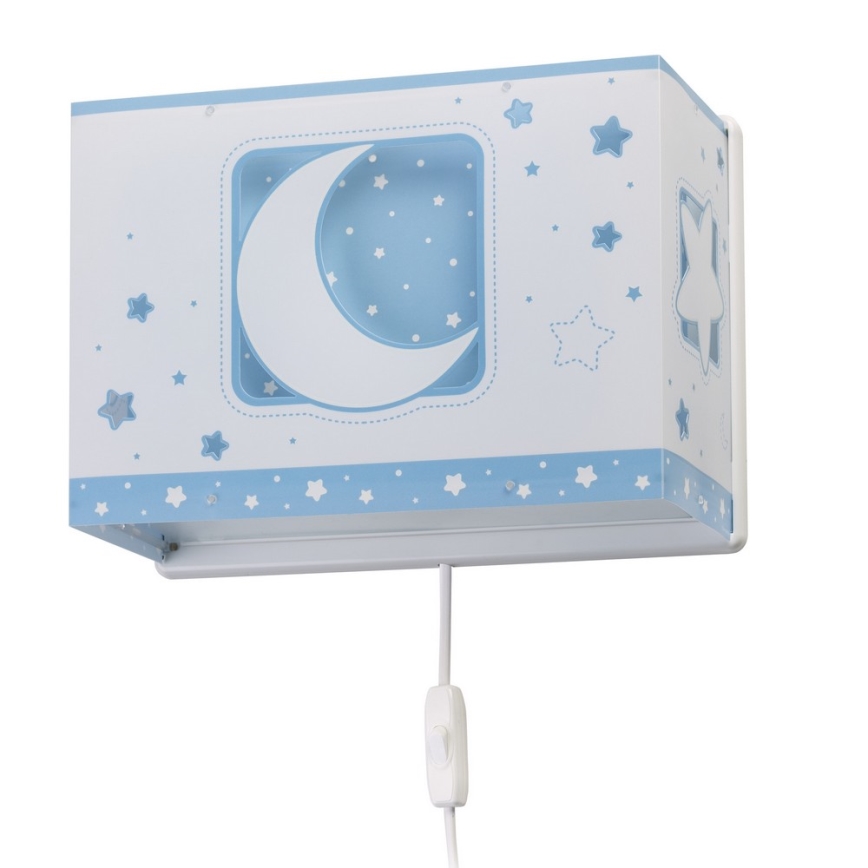 Dalber D-63238T - Lasten seinävalaisin MOONLIGHT 1xE27/60W/230V