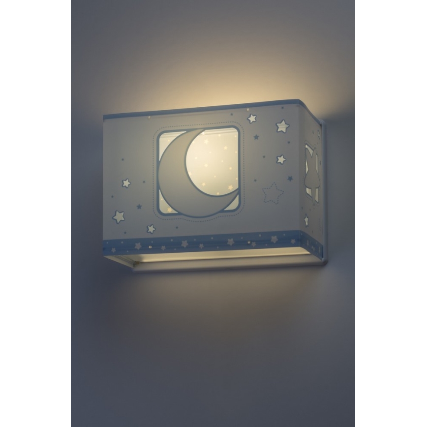 Dalber D-63238T - Lasten seinävalaisin MOONLIGHT 1xE27/60W/230V