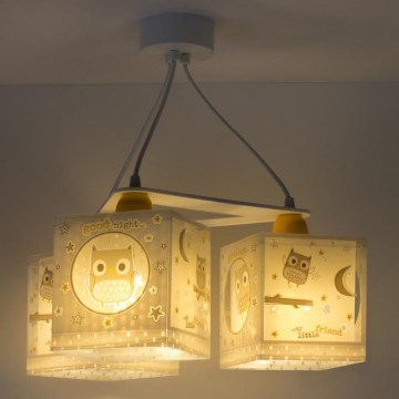 Dalber D-63394 - Lasten kattokruunu GOOD NIGHT 3xE27/60W/230V