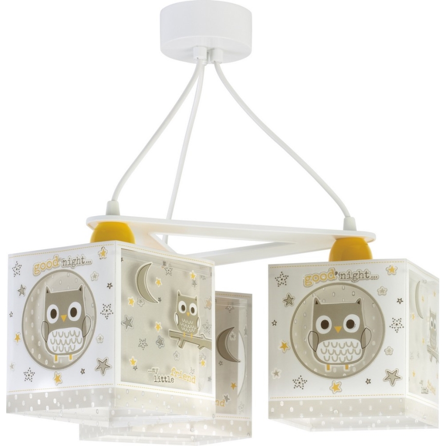 Dalber D-63394 - Lasten kattokruunu GOOD NIGHT 3xE27/60W/230V
