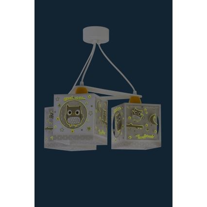 Dalber D-63394 - Lasten kattokruunu GOOD NIGHT 3xE27/60W/230V