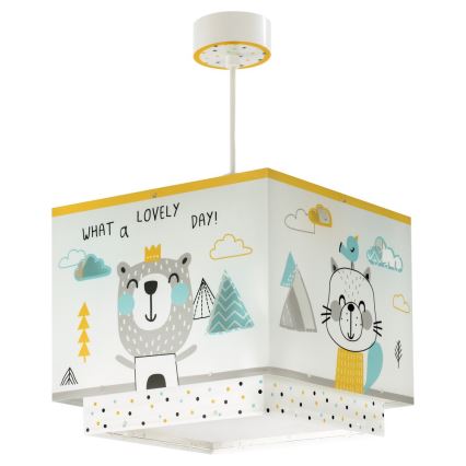 Dalber D-73242 - Lasten kattokruunu HELLO LITTLE 1xE27/15W/230V