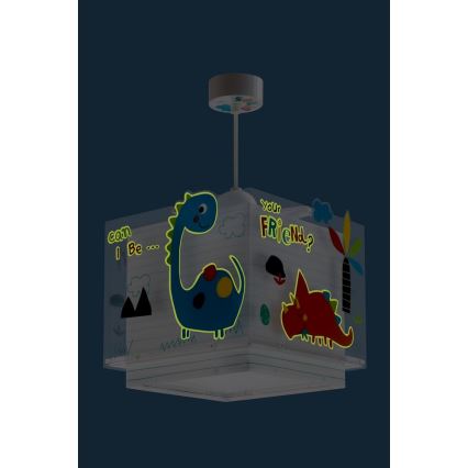 Dalber D-73452 - Lasten kattokruunu DINOS 1xE27/60W/230V