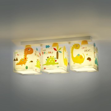 Dalber D-73453 - Lasten kattovalaisin DINOS 3xE27/60W/230V