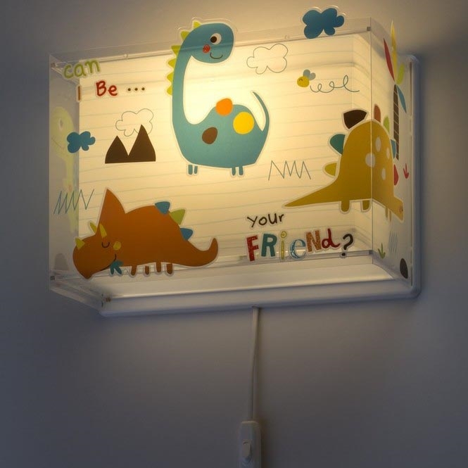 Dalber D-73458 - Lasten seinävalaisin DINOS 1xE27/60W/230V