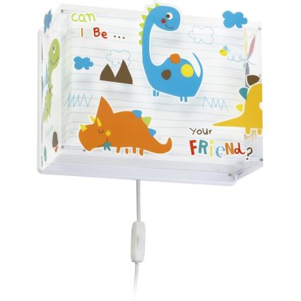 Dalber D-73458 - Lasten seinävalaisin DINOS 1xE27/60W/230V