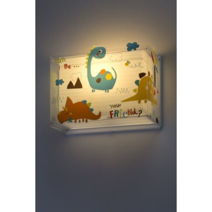 Dalber D-73458 - Lasten seinävalaisin DINOS 1xE27/60W/230V