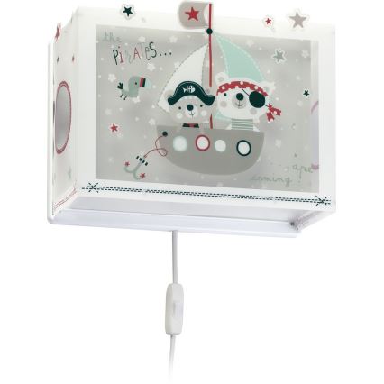 Dalber D-74558 - Lasten seinävalaisin PIRATES 1xE27/60W/230V