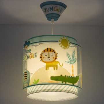 Dalber D-76112 - Lasten kattokruunu MY LITTLE JUNGLE 1xE27/15W/230V