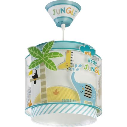 Dalber D-76112 - Lasten kattokruunu MY LITTLE JUNGLE 1xE27/15W/230V