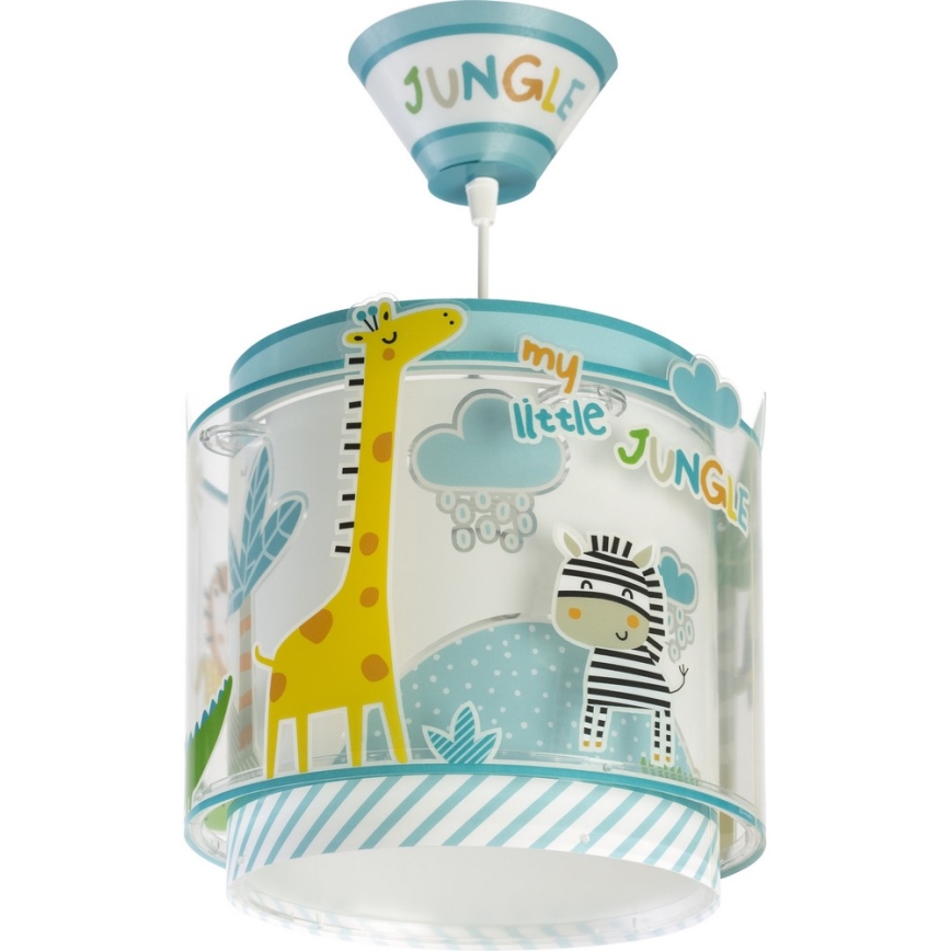 Dalber D-76112 - Lasten kattokruunu MY LITTLE JUNGLE 1xE27/15W/230V