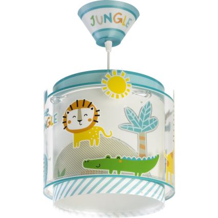 Dalber D-76112 - Lasten kattokruunu MY LITTLE JUNGLE 1xE27/15W/230V