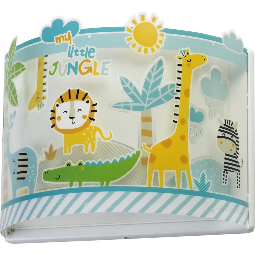 Dalber D-76118 - Lasten seinävalaisin MY LITTLE JUNGLE 1xE27/15W/230V