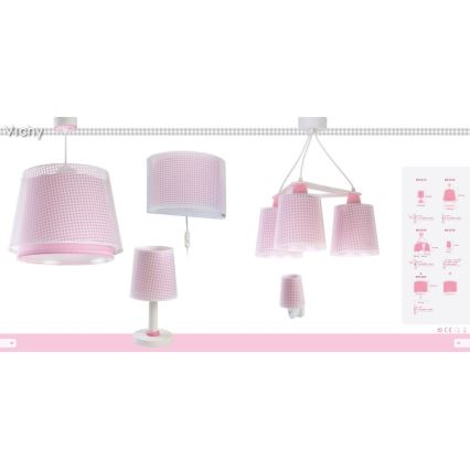 Dalber D-80222S - Lasten kattokruunu VICHY 1xE27/60W/230V