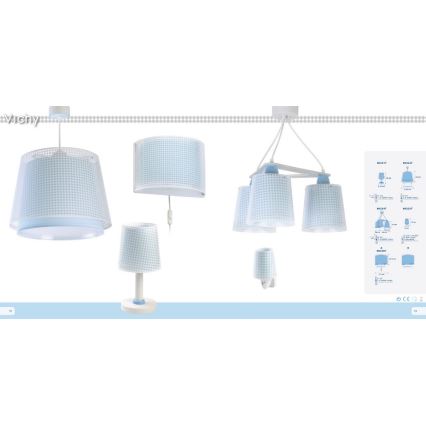 Dalber D-80222T - Lasten kattokruunu VICHY 1xE27/60W/230V