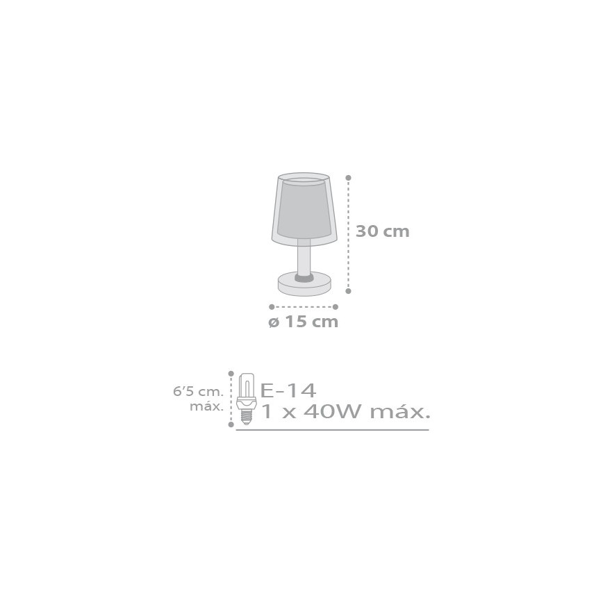 Dalber D-81211E - Lasten lamppu STARS 1xE14/40W/230V
