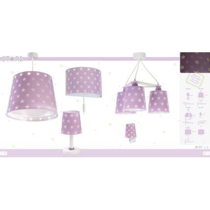 Dalber D-81212L - Lasten riipuskattokruunu narulla STARS 1xE27/60W/230V