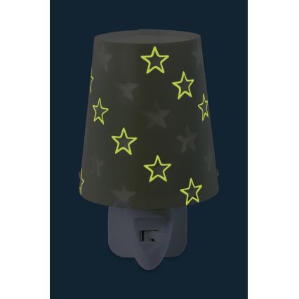 Dalber D-81215E - LED-yövalo STARS 1xE14/0,5W/230V