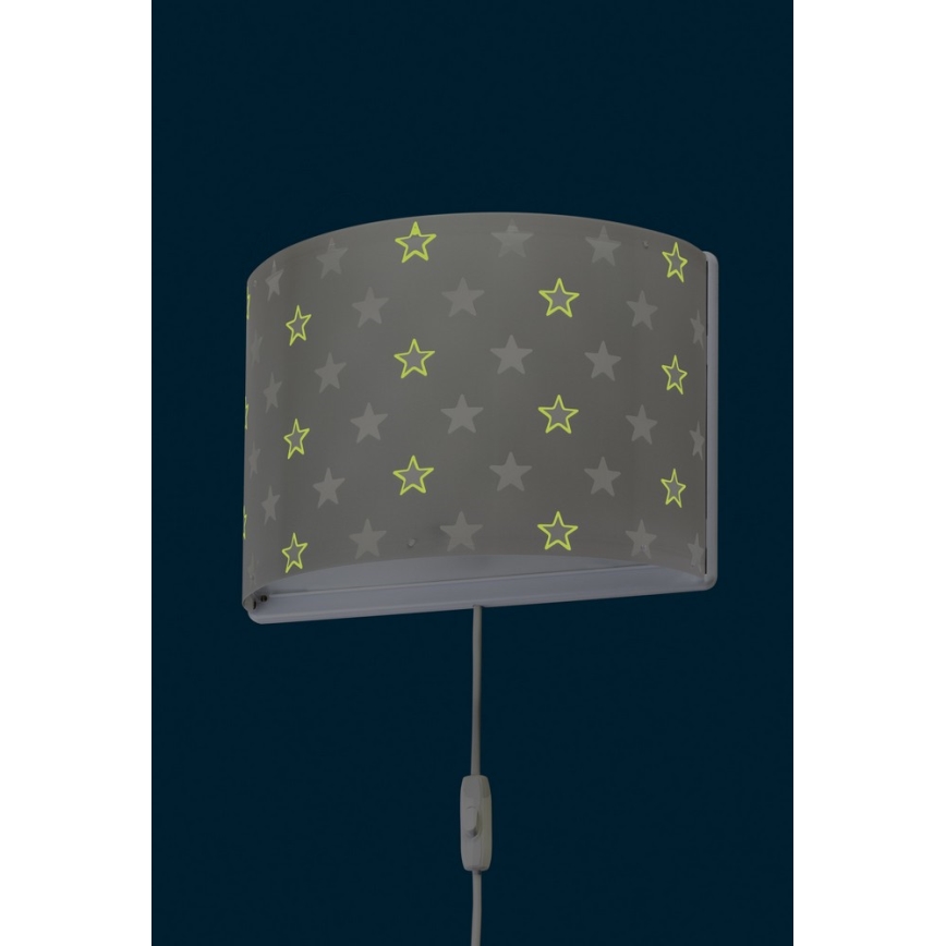 Dalber D-81218E - Lasten seinävalaisin STARS 1xE27/60W/230V