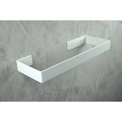 Deante ADM_A611 - MOKKO 30 cm seinälle asennettava pyyheteline, valkoinen