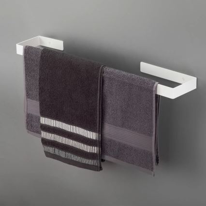 Deante ADM_A621 - MOKKO 60 cm seinäkiinnitteinen pyyheteline, valkoinen