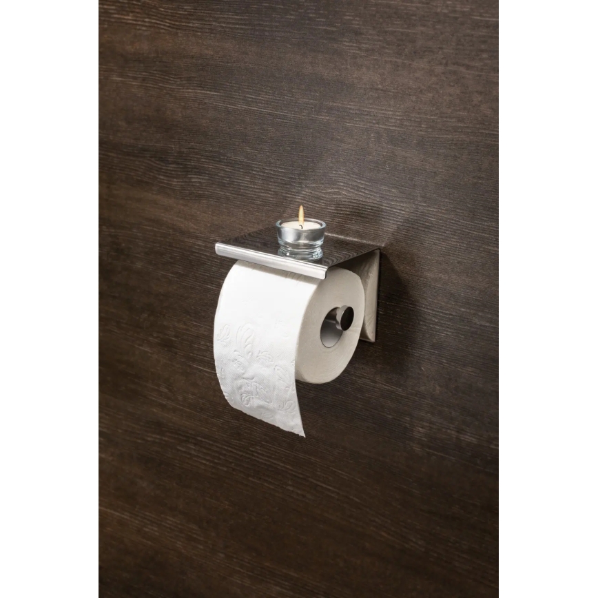 Deante ADR_0221 - ROUND WC-paperiteline, kiiltävä kromi