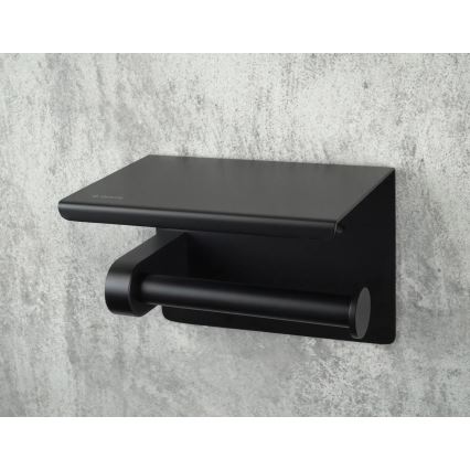Deante ADR_N221 - ROUND WC-paperiteline, musta