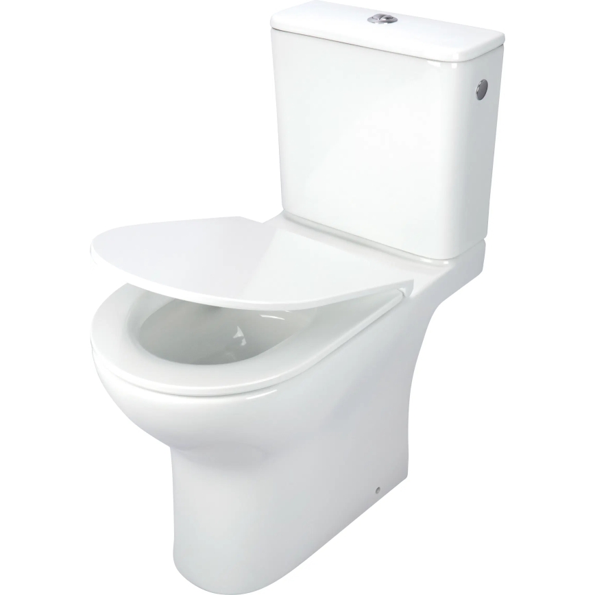 Deante CDJD6RPS - Seisova WC-istuin JASMIN-penkillä, keramiikka/valkoinen
