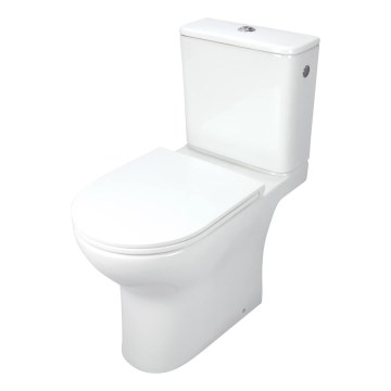 Deante CDJD6RPS - Seisova WC-istuin JASMIN-penkillä, keramiikka/valkoinen