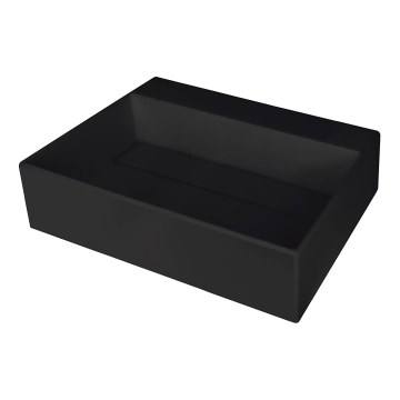 Deante CQR_NU5M - Tasoon asennettava pesuallas CORREO 40x50 cm graniitti/musta