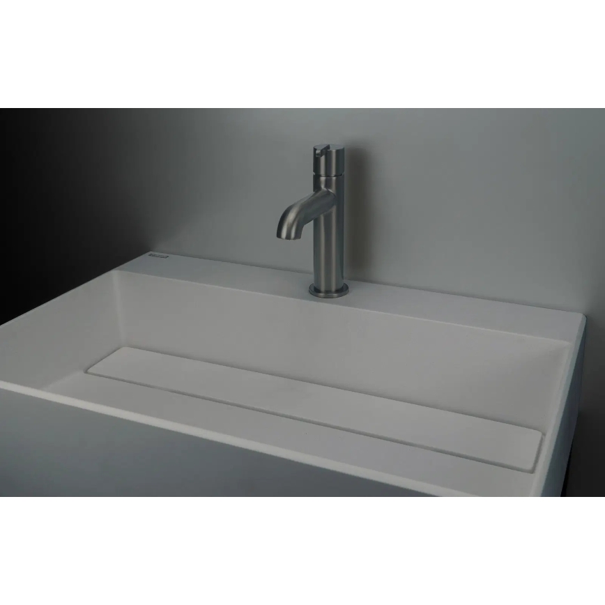 Deante CQR_SU6M - Tasoon asennettava pesuallas CORREO 40x60 cm graniitti/metallinhopea
