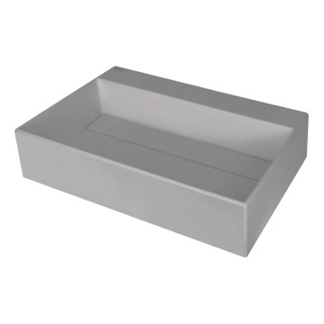Deante CQR_SU6M - Tasoon asennettava pesuallas CORREO 40x60 cm graniitti/metallinhopea