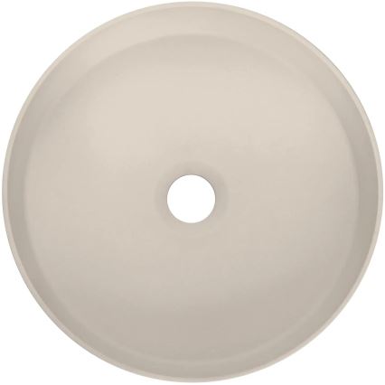 Deante CQS_5U4S - Työtasoallas SILIA halkaisija 36 cm graniitti/beige