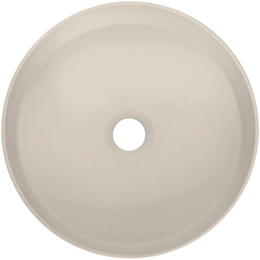 Deante CQS_5U4S - Työtasoallas SILIA halkaisija 36 cm graniitti/beige