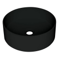 Deante CQS_NU4S - Tason päälle asennettava pesuallas SILIA Ø 36 cm, graniitti/musta