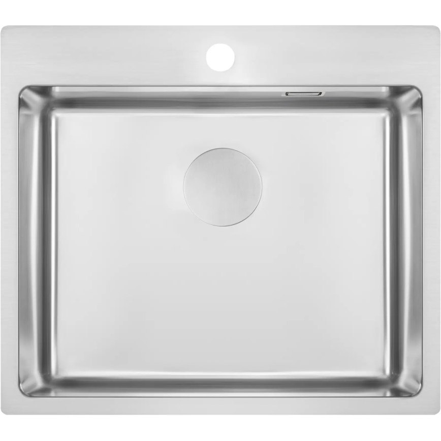 Deante ZPO_010B - Keittiön pesuallas OLFATO 50,5x55 cm harjattu teräs