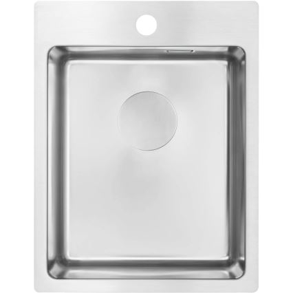 Deante ZPO_010E - Keittiön pesuallas OLFATO 50,5x39 cm harjattu teräs