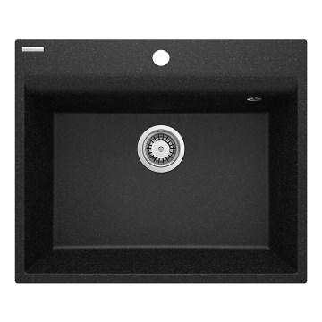 Deante ZRC_210A - Keittiön pesuallas CORIO 50x60 cm graniitti/grafiitti