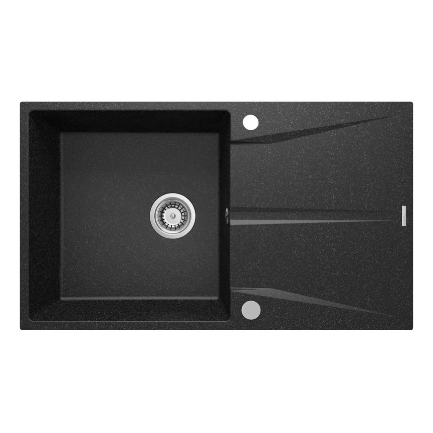 Deante ZRC_211A - CORIO keittiöallas 50x86 cm graniitti/grafiitti