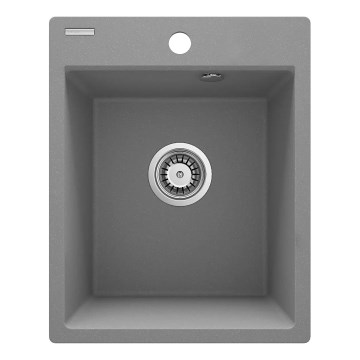Deante ZRC_S103 - Keittiön pesuallas CORIO 50x40 cm graniitti/metallinharmaa