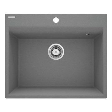 Deante ZRC_S10A - Keittiön pesuallas CORIO 50x60 cm graniitti/metallinharmaa