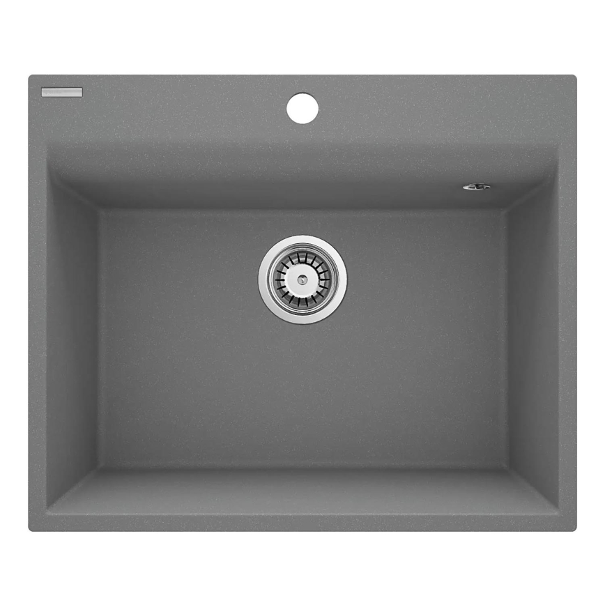 Deante ZRC_S10A - Keittiön pesuallas CORIO 50x60 cm graniitti/metallinharmaa
