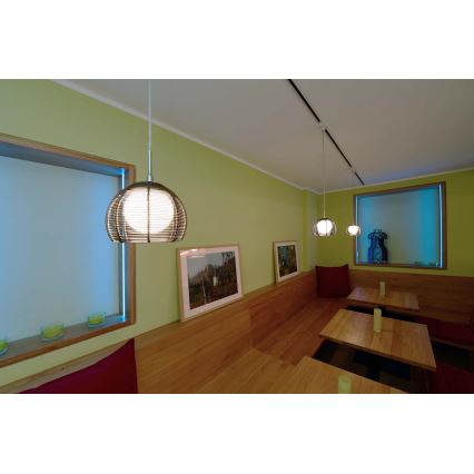 Deko-Light 342029 - Kattokruunu johdossa FILO 1xG9/40W/230V halkaisija 16 cm hopea