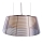 Deko-Light 342031 - Kattokruunu johdossa FILO 3xE27/60W/230V halkaisija 39 cm hopea