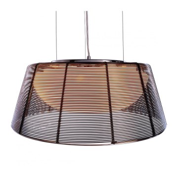Deko-Light 342032 - Kattokruunu johdossa FILO 3xE27/60W/230V halkaisija 39 cm musta