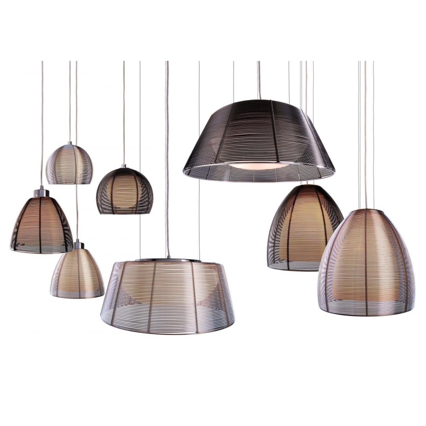 Deko-Light 342032 - Kattokruunu johdossa FILO 3xE27/60W/230V halkaisija 39 cm musta