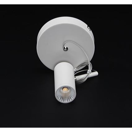 Deko-Light 348037 - Himmennettävä LED-kattokruunu johdossa DABIH LED/7,2W/230V 3000K valkoinen