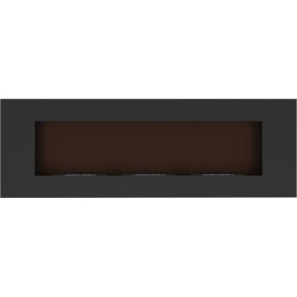 Kratki - Sisäänrakennettava BIO-takka 40x120 cm 3x1,1kW musta